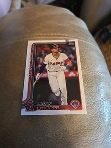 2025 Topps Series 1 #308 Logan O'Hoppe Los Angeles Angels Baseball Card - Picture 1 of 2