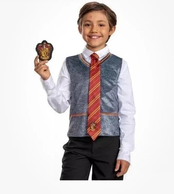 Kit de accesorios Harry Potter suéter chaleco corbata reutilizable parche disfraz  Foto 1 de 3