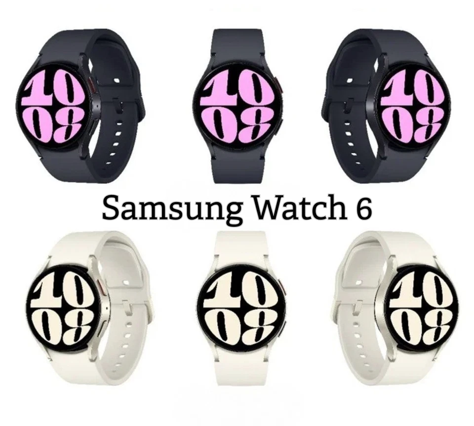 NEW Samsung Galaxy Watch 6, (40mm&44mm), (SM-R930 & SM-R940), All colours - Image 1 of 1