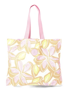 No Boundaries Damen Strandtasche abwischbar, orange Oversized Floral - Bild 1 von 9