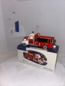 Department 56 -  Snow Village - Village Fire Truck - 56.54952 New in Box - Picture 1 of 2