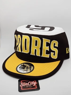New Era San Diego Padres Retro Painter Hat Cap Snapback Adjustable MLB Baseball - Image 1 of 4