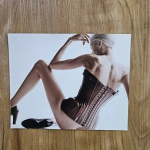 RARE JEAN PAUL GAULTIER FROM THE SIDEWALK TO THE CATWALK MUSEUM FLYER POSTCARD - Picture 1 of 6