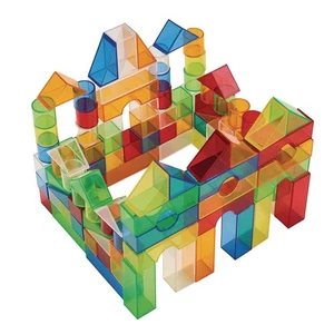 Excellerations MINT Transluzente Lichtblöcke - 100er Set in einer Tonne, MINT Spielzeug... - Bild 1 von 7