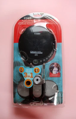 NEU Coby CD Player Personal 3 in 1 AM FM Taschenradio Mini Lautsprecher CXCD2234 - Bild 1 von 4