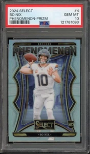 2024 Panini Select BO NIX #4 RC Rookie Phenomenon Silver Prizm PSA 10 Broncos - Bild 1 von 2