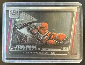 2020 Star Wars Masterwork Empire Strikes Back Luke Skywalker Red #204/299 - Picture 1 of 2