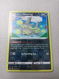 Galarian Weezing 096/198 Swsh06: Sword & Shield - Chilling Reign Reverse Holo - Picture 1 of 2
