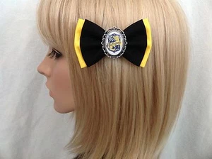 Harry Potter hufflepuff hair bow clip rockabilly pin up girl geek hogwarts  - Foto 1 di 1