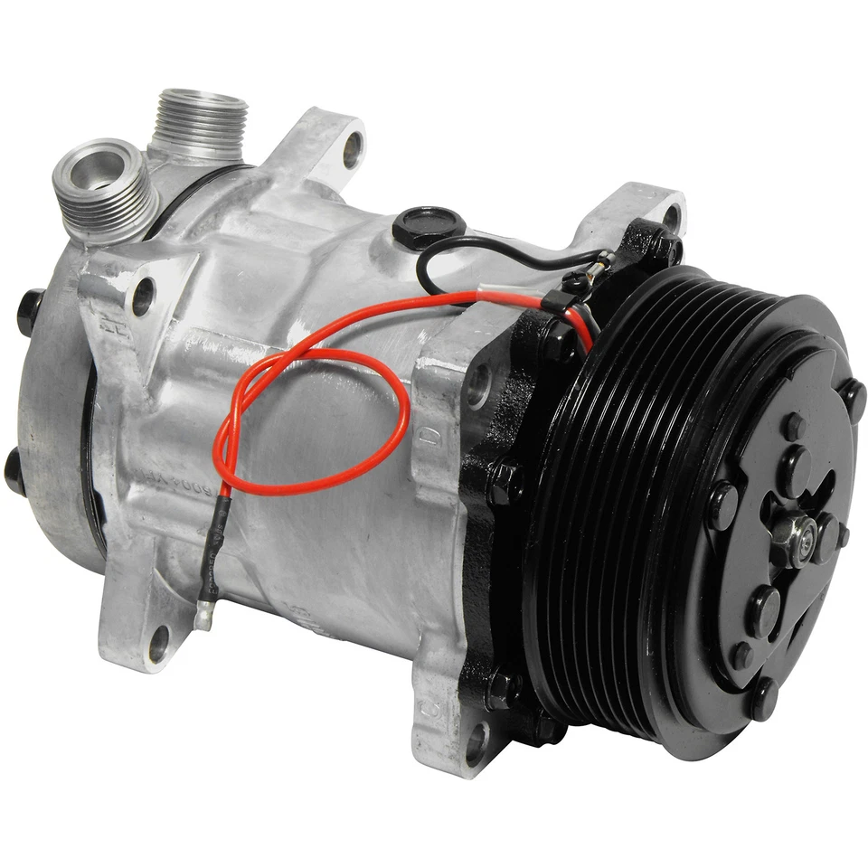 RYC Remanufactured AC Compressor Replaces Sanden 4710 - Image 1 of 1