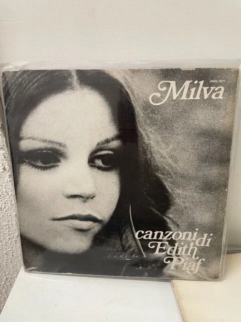 RARE  MILVA (LP) Canzoni di Edith Piaf Songs of Edith Piaf - located in USA   Foto 1 de 1
