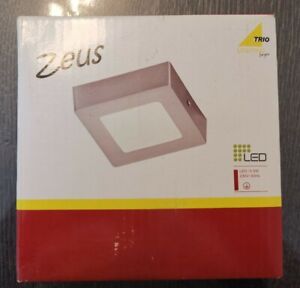TRIO ZEUS  LED  plafonnier  A++  5,5w  3000k  450 lumen  gris métal 