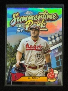2024 Topps Chrome - Summertime in the Park Mike Trout #SITP-10 ANGELS - Bild 1 von 4