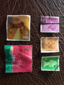 5 used British stamps, good for collection, $1.19 only, discount shipping! - Picture 1 of 1