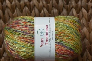 Golden thread colorful wool blend fashion yarn for Scarf sweater & shawls-205 - Picture 1 of 1
