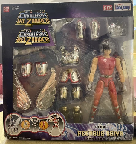 Bandai Long Jump Saint Seiya Knights Of Zodiac Pegasus Seiya Delux Early Bronze Cover