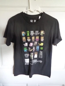 NWT Boy's - Minecraft - Black - T-Shirt - Size M - Picture 1 of 1