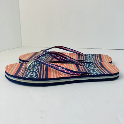 Sandalias Vera Bradley Chanclas Mujer 9/10 Patrón Geométrico Azteca Foto 1 de 4