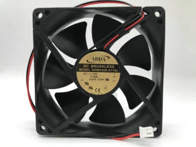 ADDA 9025 AD0912XB-A71GL DC12V 0.42A 90mm Axial Cooling Fan 2pin - Image 1 of 3
