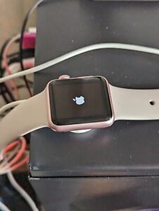 Apple Watch 1st Gen 38mm pink Sport Wristband  not turned on