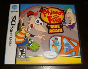 Disney Phineas & Ferb Ride Again per Nintendo DS completo di custodia manuale cartuccia - Foto 1 di 1