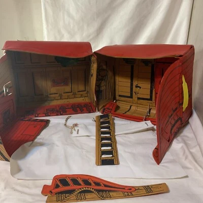 "Juego de 8"" figuras de vinilo LESNEY con mástil de colección Matchbox Fighting Furies Pirate Ship" Foto 1 de 4