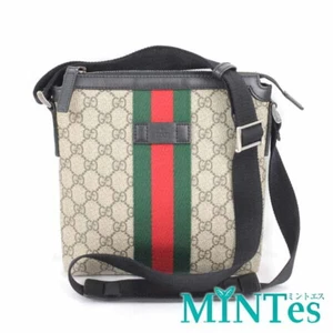 Auth Gucci GG Supreme Shoulder Bag 471454 Beige Casual Crossbody [Used] - Picture 1 of 6