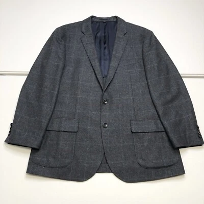 Abrigo Blazer Deportivo JCrew Ludlow Para Hombre Lana Gris Cuadros Ventana 44R Robert Noble Foto 1 de 4