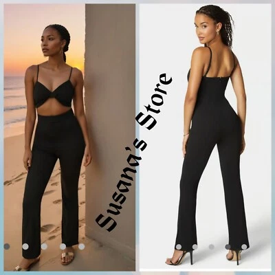 NUEVO CON ETIQUETAS BEBE TALLA XS Mono Girado Frontal Pierna Ancha Sexy Frontal Recorte!! Foto 1 de 4