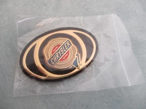 1x Chrysler Front Grille Wing Badge Insert Badge Emblem - Picture 1 of 8