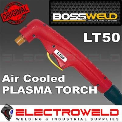 BOSSWELD LT50 Plasma Cutting Torch 6m, Air Cooled 50A 50 Amp HF Cutter, 94.00155 - Image 1 of 4