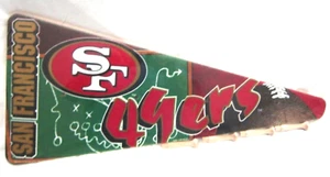 22" L 49ers football team pennant board rack kit for hats or coats-Brand New! - Picture 1 of 2