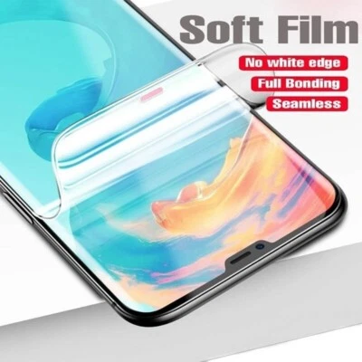 Full Cover Screen Protector Soft Hydrogel Film For OnePlus 9 9R 8 8T 7 7T 10 Pro - Image 1 of 4