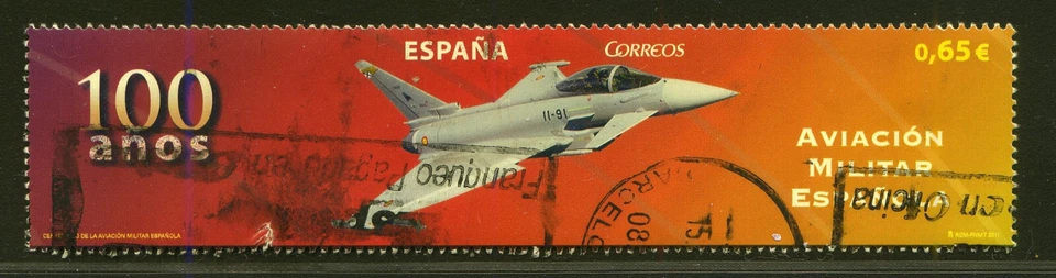 S0479A_2-SELLO ESPAÑA 2011 AVIACION MILITAR ESPAÑOLA EDIFIL SH4653D (o) - Imagen 1 de 1