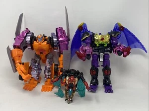 Lotto di 3 PER RICAMBI Transformers Beast Wars Optimus Primal Gigatron & Waspinator - Foto 1 di 13