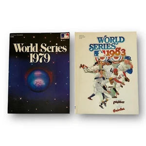 Baseball Official Programs World Series 1979 & 1983 - Picture 1 of 13