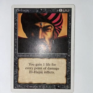 MTG El-Hajjaj 1994 Revised Edition Regular Rare LP Fast Shipping - Picture 1 of 6