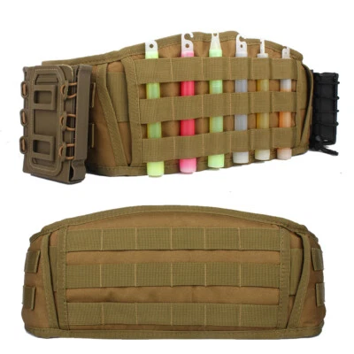 Men's Military Tactical Molle Mesh Padded Heavy Duty Combat Outer Battle Belt US - Image 1 of 4