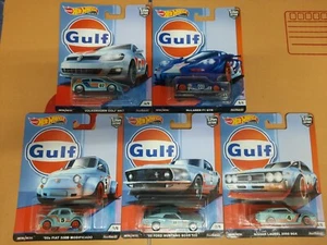 Hot Wheels Car Culture Gulf Set Volkswagen,McLAREN,Nissan Laurel 2000 SGX - Picture 1 of 16