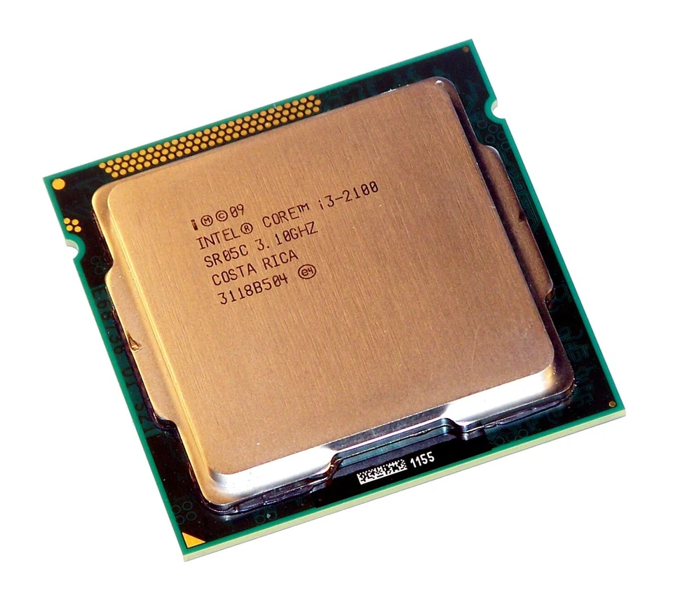 Intel® Core™ i3-2100 Processor 3M Cache 3.10 GHz CPU LGA1155 SR05C HD Gfx 2000 - Image 1 of 1