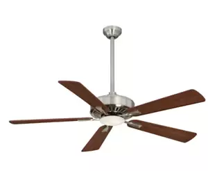 Minka Aire F556L-BN/DW Contractor LED Brushed Nickel 52" Ceiling Fan with Remote - Picture 1 of 6