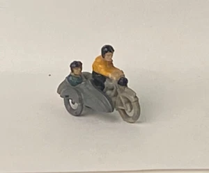 Vintage Siku Germany V Series 416 Plastic Motorcycle With Sidecar 1-1/4" Long - Picture 1 of 1