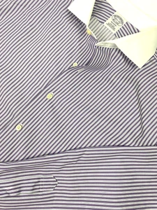 Brooks Brothers Herren 16 1/2-34 Regent Button Down Langarm Baumwolle Hemd - Bild 1 von 4