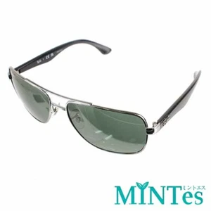 Auth Ray Ban Sunglasses RB3483 Green Black Plastic Nickel Alloy UV Protection [U - Picture 1 of 6
