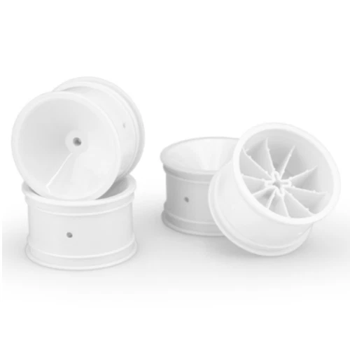 JConcepts Mono 2.2″ Rear Wheel for RC10 White, 4pcs 3404W - Image 1 of 1