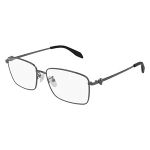 Alexander McQueen men's eyeglasses AM0278o col 001 56-16 140 Gun Metal - Picture 1 of 3