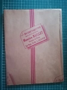 yy088 papier emballage Epicerie spécial Café Maurice Baillet Rue Picois Loches - Picture 1 of 2