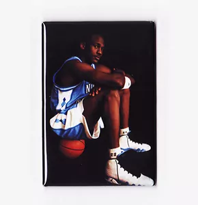 Michael Jordan/Carolina 2"x3" POSTER KÜHLSCHRANKMAGNET (nba unc Chicago Bulls) - Bild 1 von 4