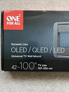 ONE FOR ALL 42 bis 100 Zoll OLED, QLED, LED TV WANDHALTERUNG FLACH - 100KG - WM5610 (Neu) - Bild 1 von 15