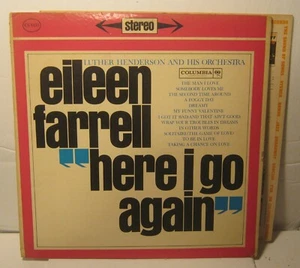 Here I Go Again EILEEN FARRELL Phonograph Record Album LP w Paper Sleeve - Imagen 1 de 6